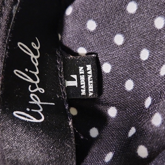 Lipslide Black & White Polka Dot top - Picture 10 of 11
